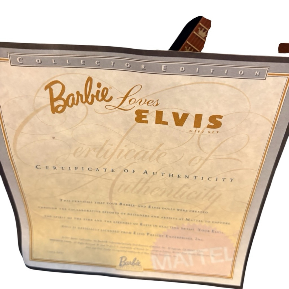 Barbie Mattel 1996 Barbie Loves Elvis Collector Edition Dolls - Picture 5 of 5